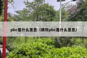 pbc是什么意思（绩效pbc是什么意思）