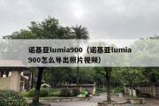 诺基亚lumia900（诺基亚lumia900怎么导出照片视频）