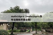 mate10pro（mate10pro发布日期和开售日期）