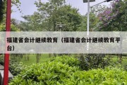 福建省会计继续教育（福建省会计继续教育平台）