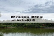 联想thinkpadx1（联想thinkpadx1carbon多少钱）