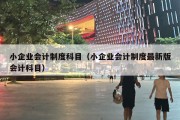 小企业会计制度科目（小企业会计制度最新版会计科目）