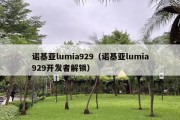 诺基亚lumia929（诺基亚lumia929开发者解锁）