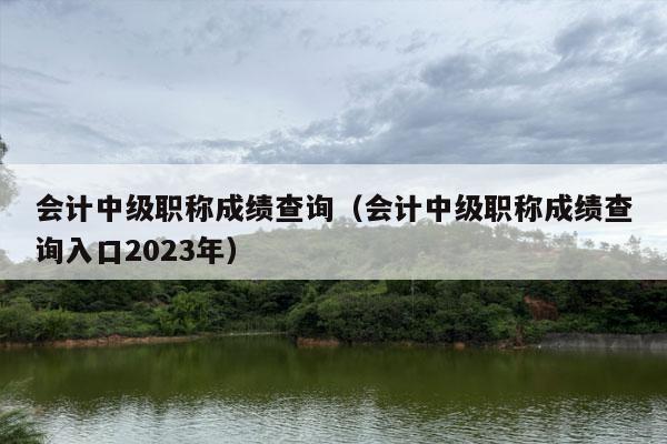 会计中级职称成绩查询（会计中级职称成绩查询入口2023年）