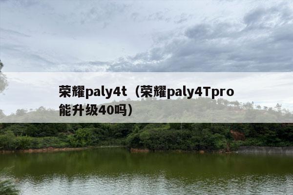 荣耀paly4t（荣耀paly4Tpro能升级40吗）