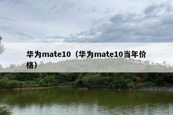 华为mate10（华为mate10当年价格）