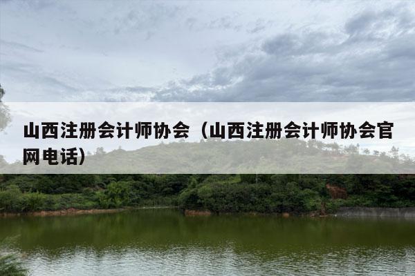 山西注册会计师协会（山西注册会计师协会官网电话）