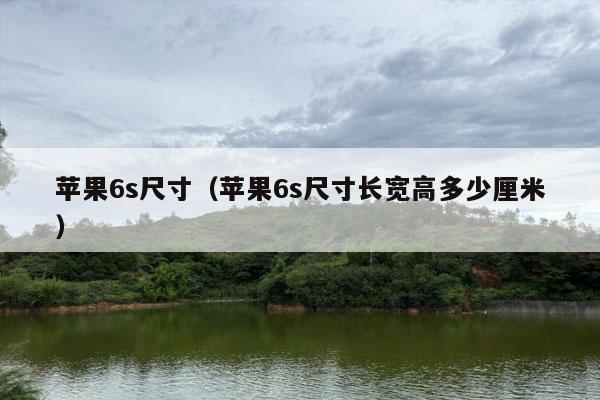 苹果6s尺寸（苹果6s尺寸长宽高多少厘米）