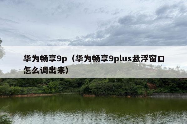 华为畅享9p（华为畅享9plus悬浮窗口怎么调出来）