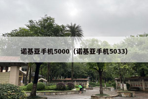 诺基亚手机5000（诺基亚手机5033）