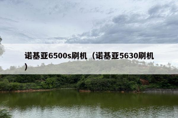 诺基亚6500s刷机（诺基亚5630刷机）