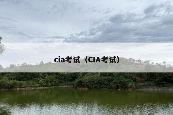 cia考试（CIA考试）