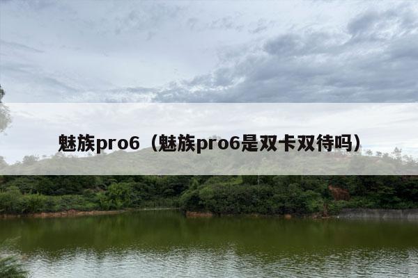 魅族pro6（魅族pro6是双卡双待吗）