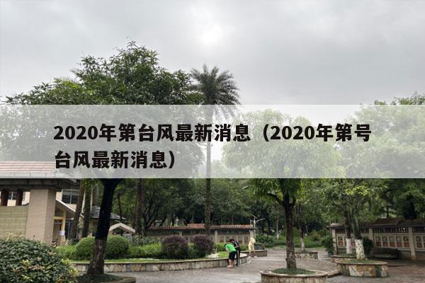 2020年第台风最新消息（2020年第号台风最新消息）