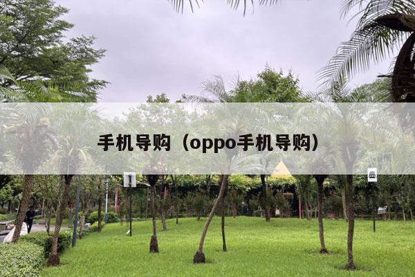 手机导购（oppo手机导购）