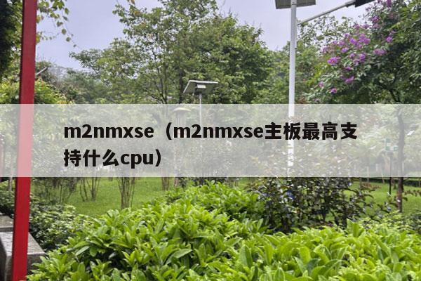 m2nmxse（m2nmxse主板最高支持什么cpu）