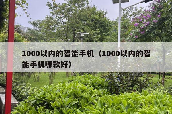 1000以内的智能手机（1000以内的智能手机哪款好）