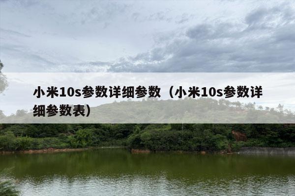 小米10s参数详细参数（小米10s参数详细参数表）