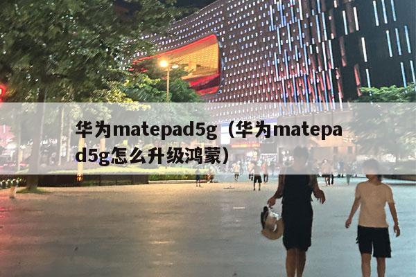 华为matepad5g（华为matepad5g怎么升级鸿蒙）