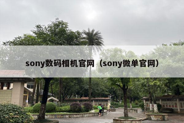 sony数码相机官网（sony微单官网）