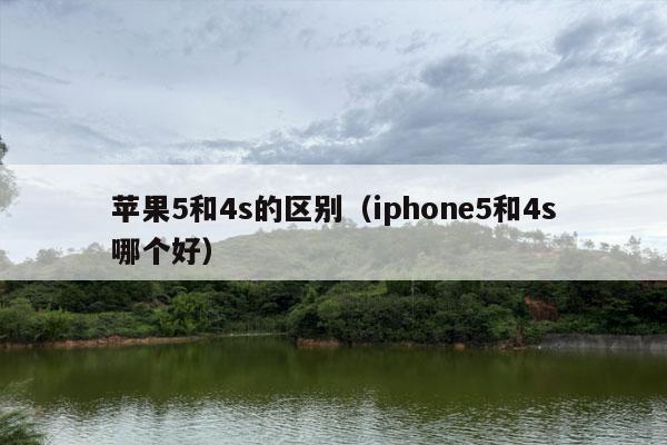 苹果5和4s的区别（iphone5和4s哪个好）