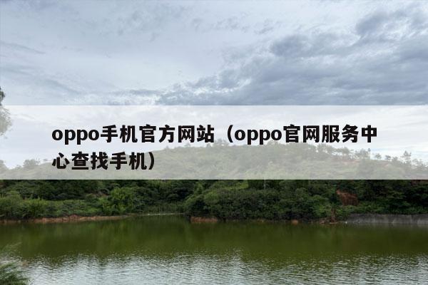 oppo手机官方网站（oppo官网服务中心查找手机）